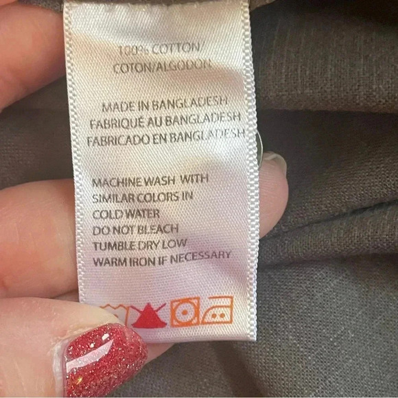 Wolverine Men’s Gray Button Up Long Sleeved Work Shirt Large Pockets Outdoor - Picture 10 of 11